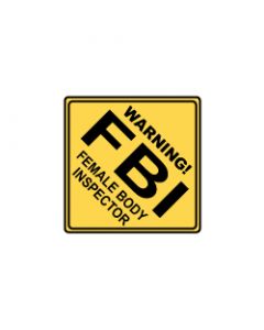 Verkeersbord FBI