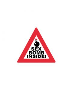 Verkeersbord Sex bomb inside
