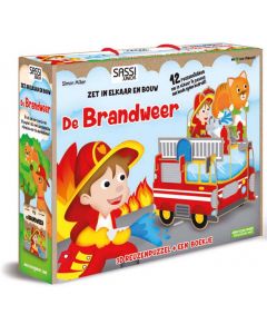 De brandweer boek met puzzel