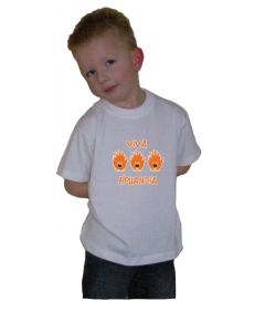 Oranje t-shirt Leeuwtjes viva hollandia